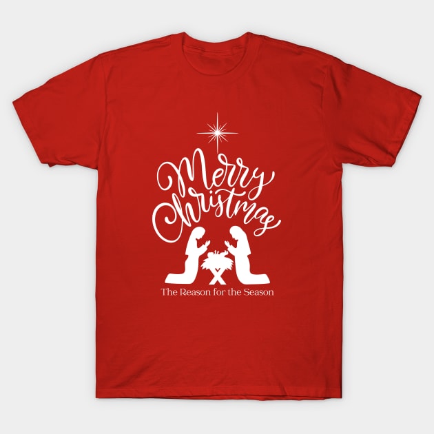 Merry Christmas The Reason for the Season T-Shirt by Jedidiah Sousa